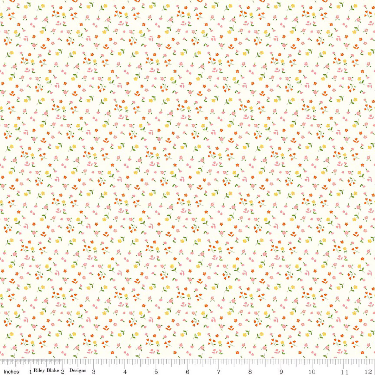Cotton Nook Flowers Vintage White SKU: C17975-VINTAGEWHITE Minki Kim
