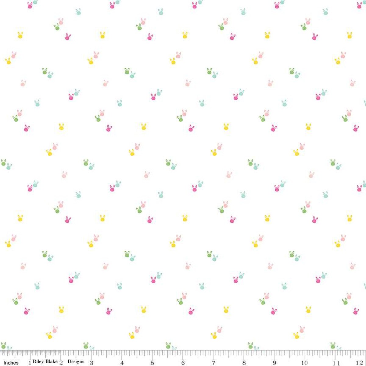 Seasonal Basics Bunnies White SKU: C656-WHITE