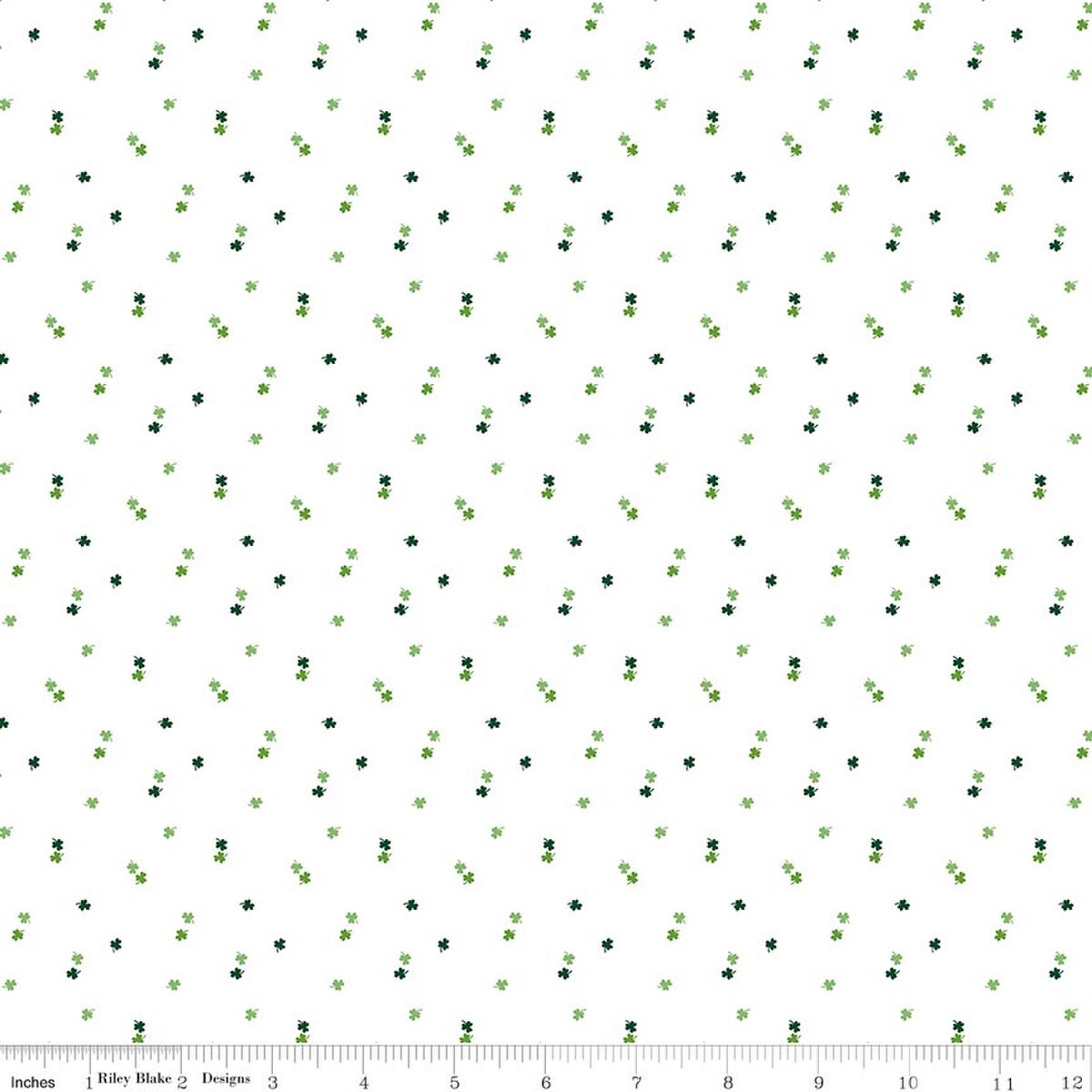 Seasonal Basics Clovers White SKU: C764-WHITE