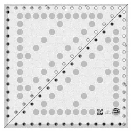 Creative Grids Quilt Ruler 15-1/2in x 15-1/2in Square # CGR15