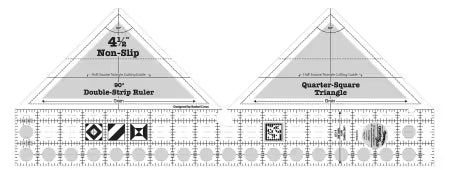 Creative Grids Quilt Ruler 90 Degree Double-Strip # CGRDBS90