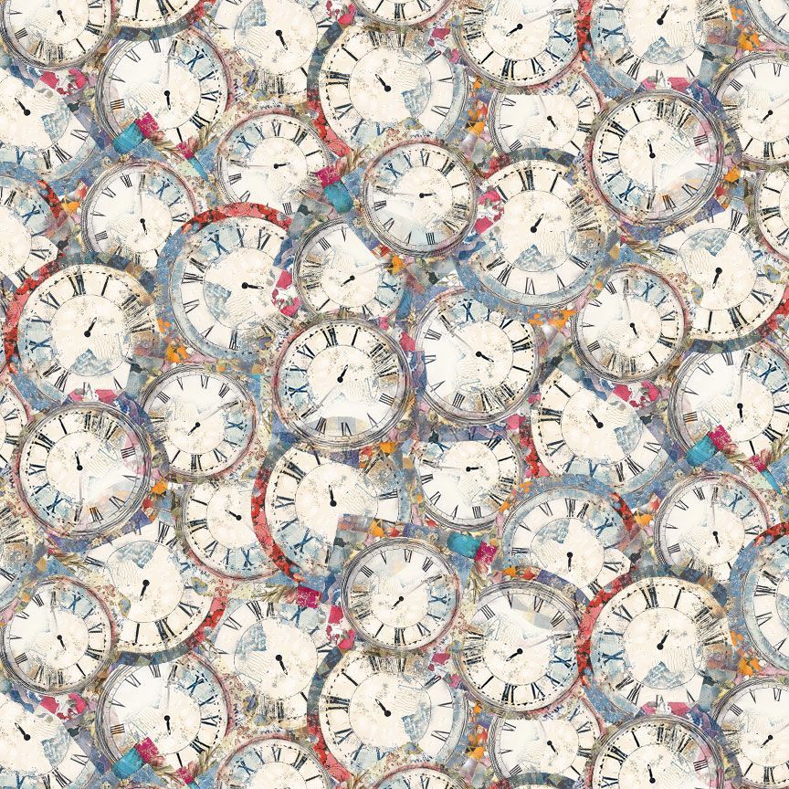 PACKED VINTAGE CLOCKS ERA-CD4503  MULTI