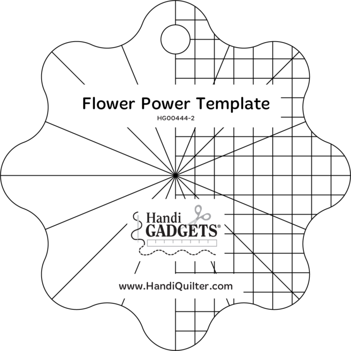 Handi Quilter Flower Power Template