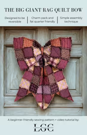 The Big Giant Rag Quilt Bow # LGC-TBGRQB