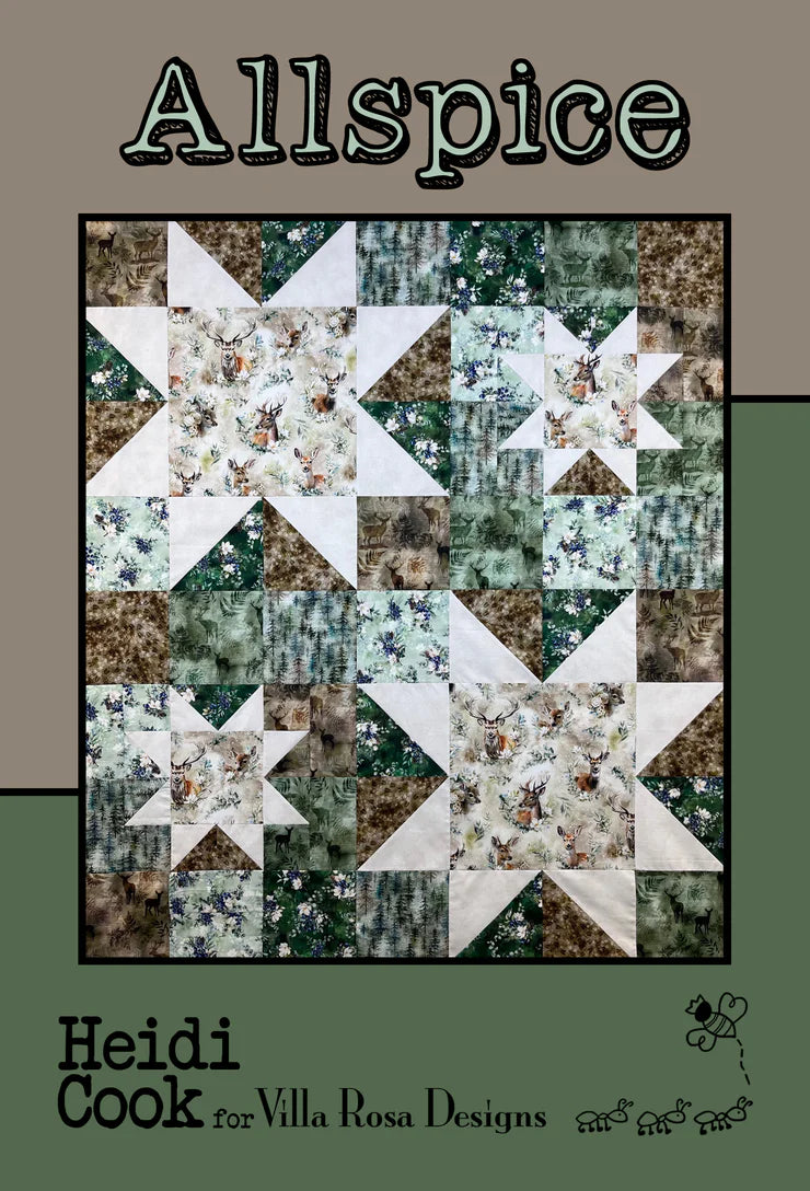 Villa Rosa Designs ALLSPICE 56"x64" Pattern