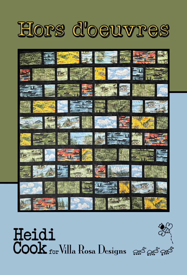 HORS D'OEUVRES 65"x72" Pattern