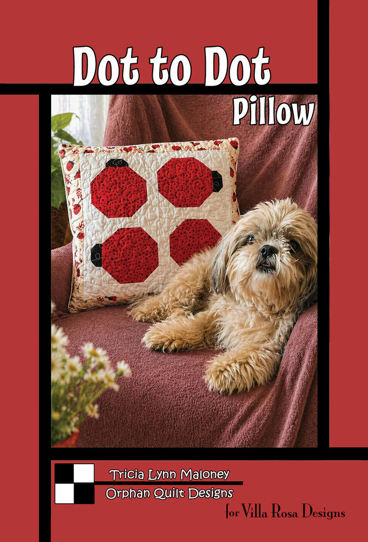 Orphan Quilts DOT TO DOT PILLOW 18"x18"