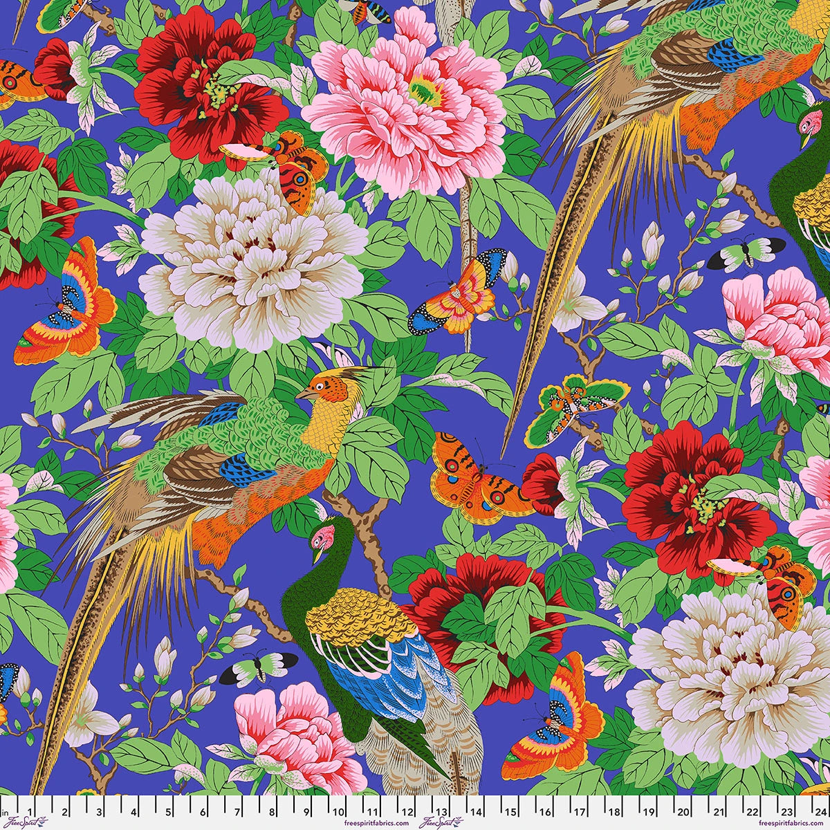 Birds and Bees - Purple || August 2026 Philip Jacobs for the Kaffe Fassett Collective
