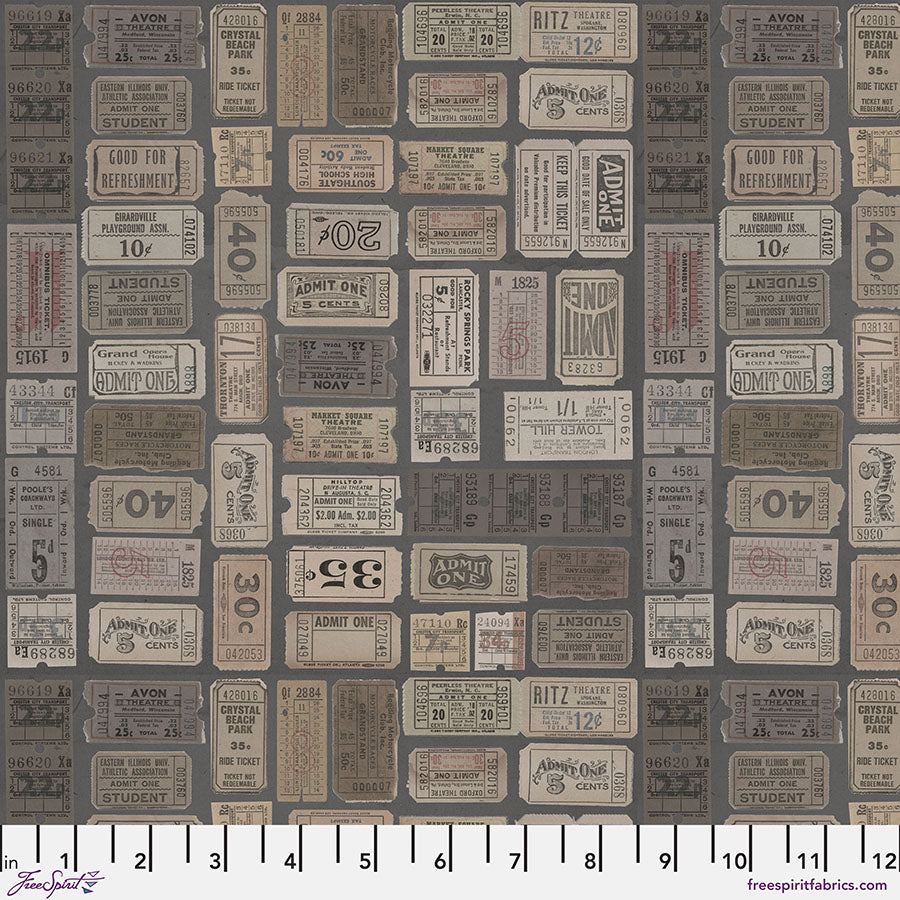 Charcoal Tickets - Charcoal || Palette Charcoal by Tim Holtz