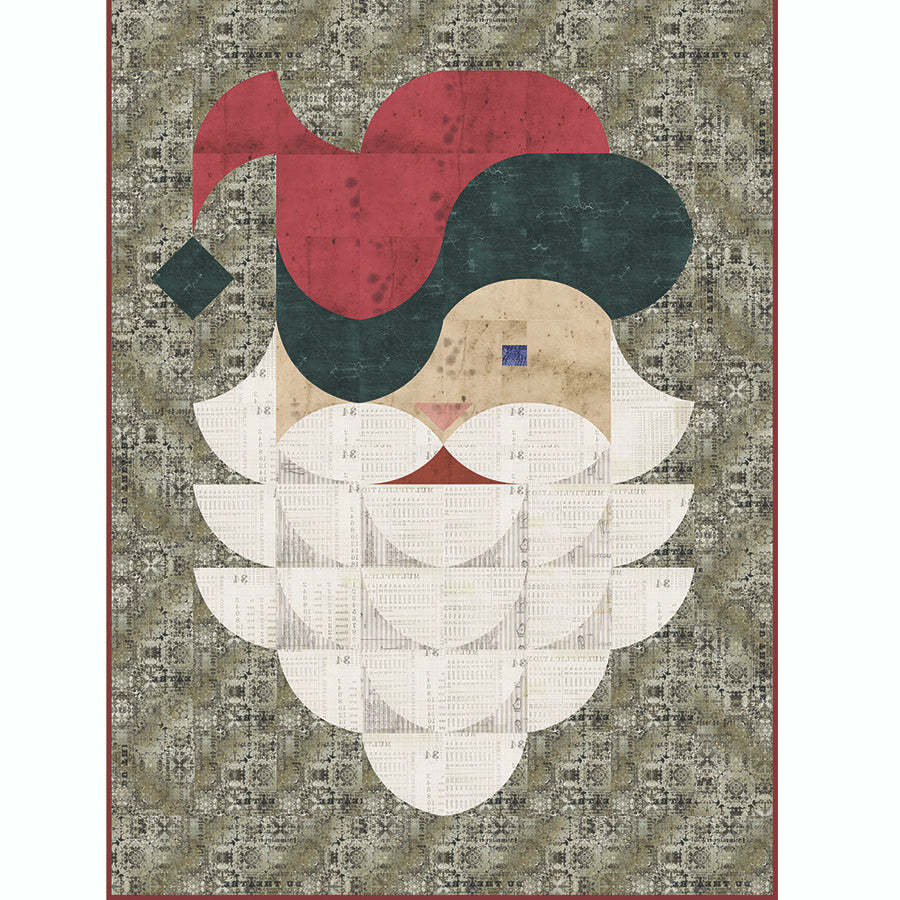 Posh Santa Kit || Posh Seasonal Club Tim Holtz Eclectic Elements SKU: KIT4QTTH.POSHSANTA