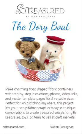 The Dory Boat: Fabric Toy Boat # SOTR-DORY