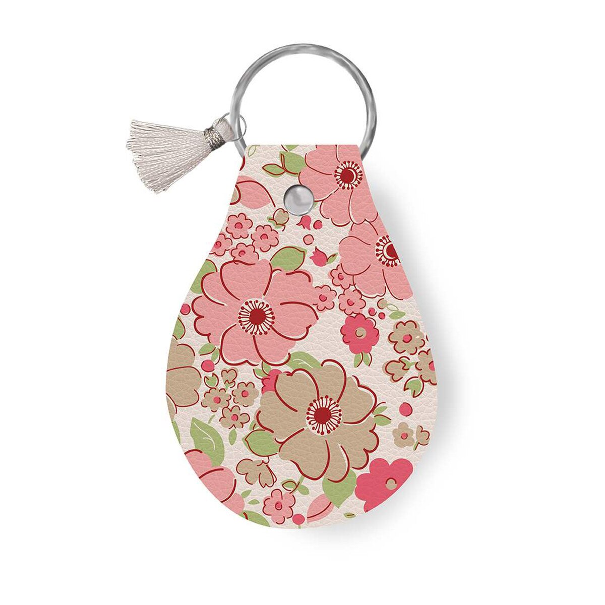 Leather Circle Key Chain Mercantile
