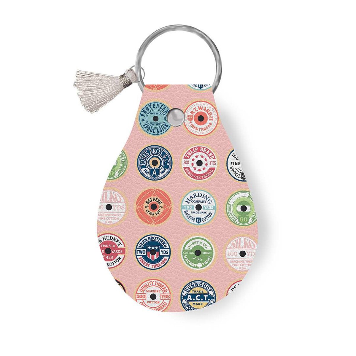 Leather Circle Key Chain Sew Much Fun