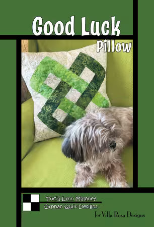Good Luck Pillow by Villa Rosa Designs