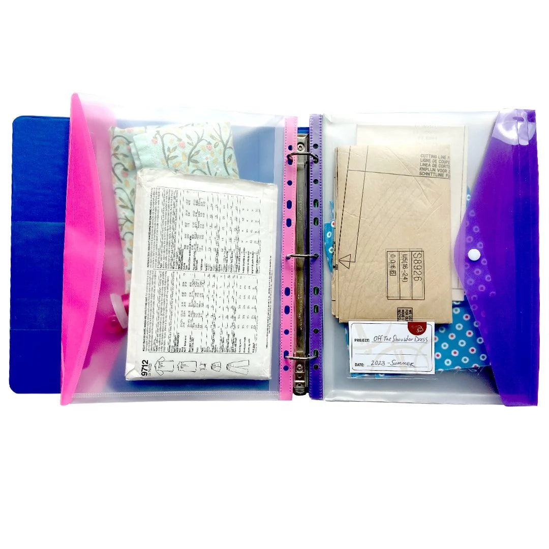 Binder Pocket 6-Pack - Organize your sewing projects easily!
