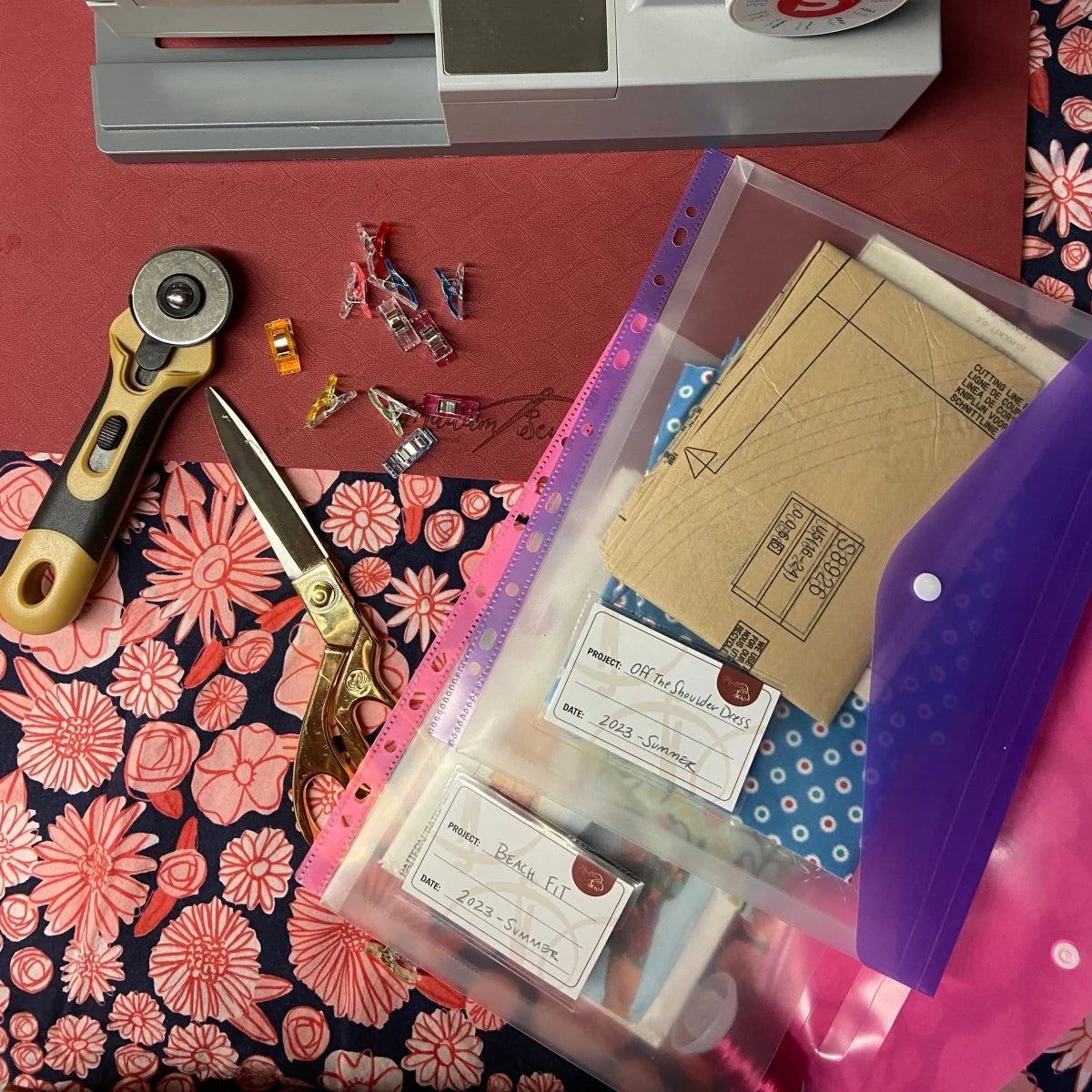 Binder Pocket 6-Pack - Organize your sewing projects easily!