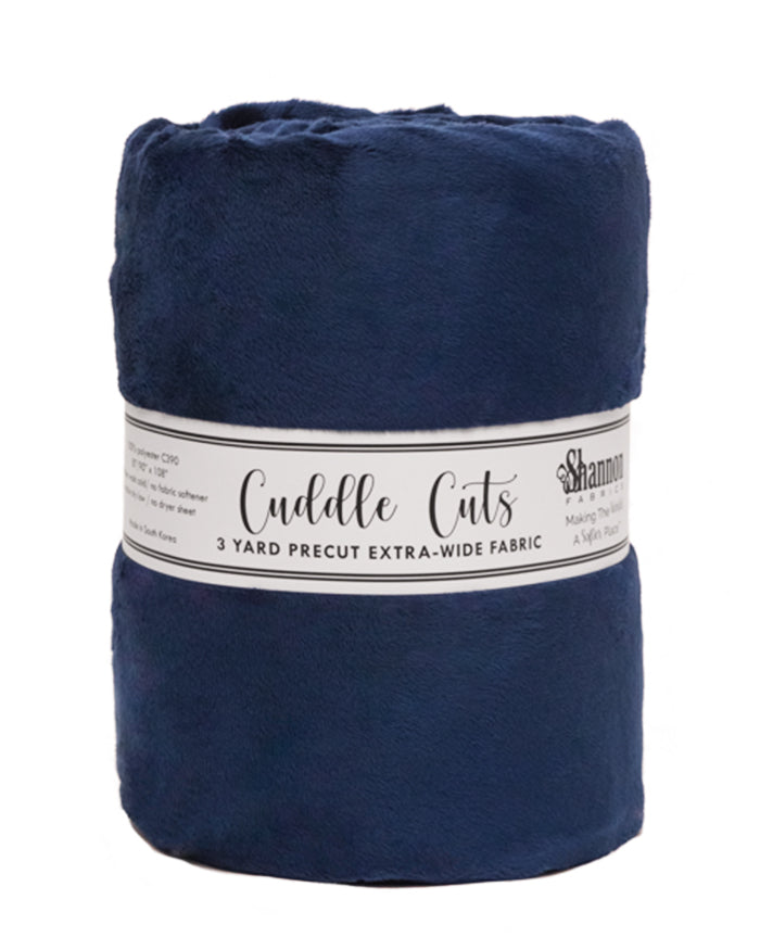 3 Yard Cuddle 110" Cut Navy