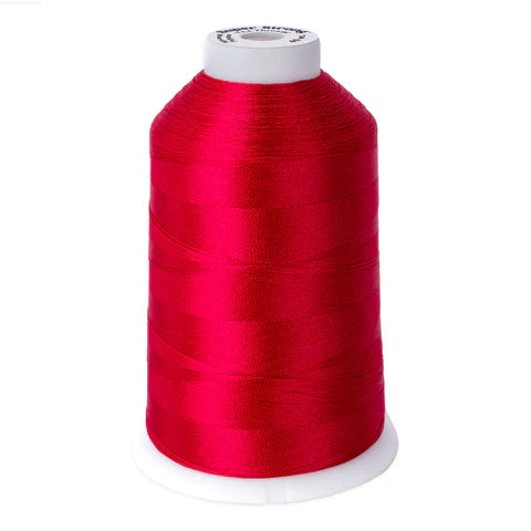 Yli Super Strong 40 wt. Poly Machine Quilting Thread Ruby 8010