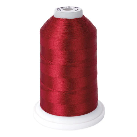 Yli Super Strong 40 wt. Poly Machine Quilting Thread Christmas Red 8014