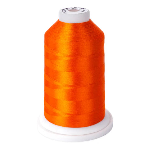 Yli Super Strong 40 wt. Poly Machine Quilting Thread Tangerine 8023
