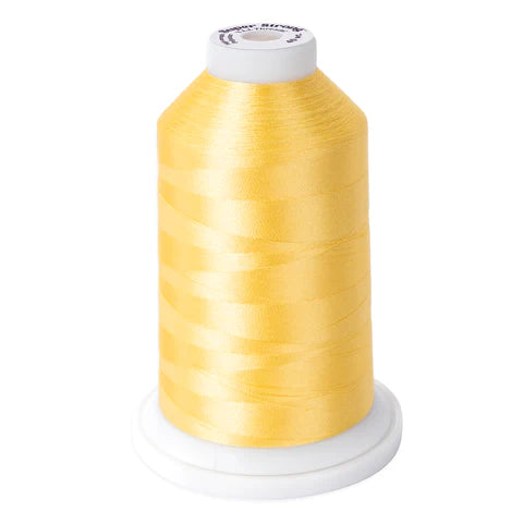 Yli Super Strong 40 wt. Poly Machine Quilting Thread Banana 8026
