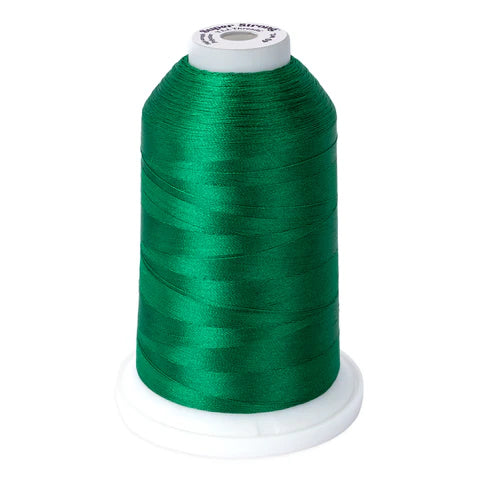 Yli Super Strong 40 wt. Poly Machine Quilting Thread Emerald 8036