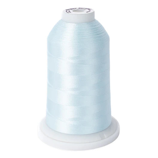 Yli Super Strong 40 wt. Poly Machine Quilting Thread Ice Blue 8050