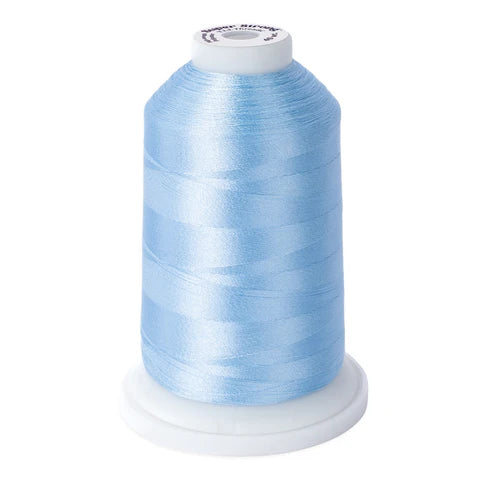 Yli Super Strong 40 wt. Poly Machine Quilting Thread Baby Blue 8052