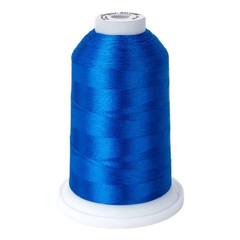 Yli Super Strong 40 wt. Poly Machine Quilting Thread Blue 8065
