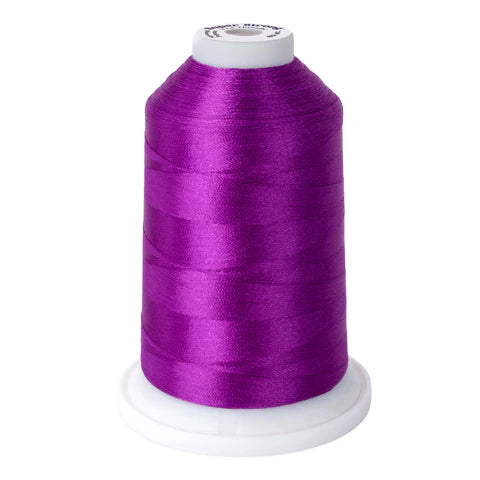 Yli Super Strong 40 wt. Poly Machine Quilting Thread Purple 8076