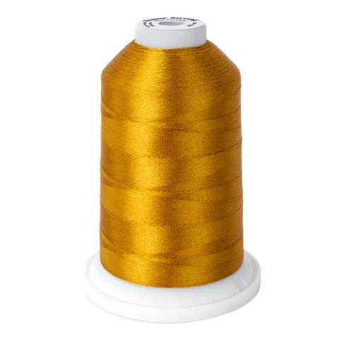 Yli Super Strong 40 wt. Poly Machine Quilting Thread Brass 8097