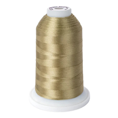 Yli Super Strong 40 wt. Poly Machine Quilting Thread Khaki 8101