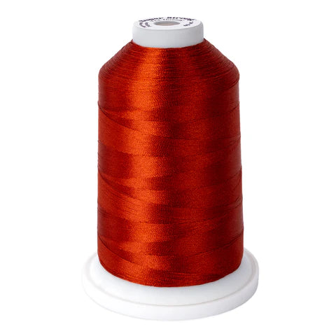 Yli Super Strong 40 wt. Poly Machine Quilting Thread Red Rock 8113